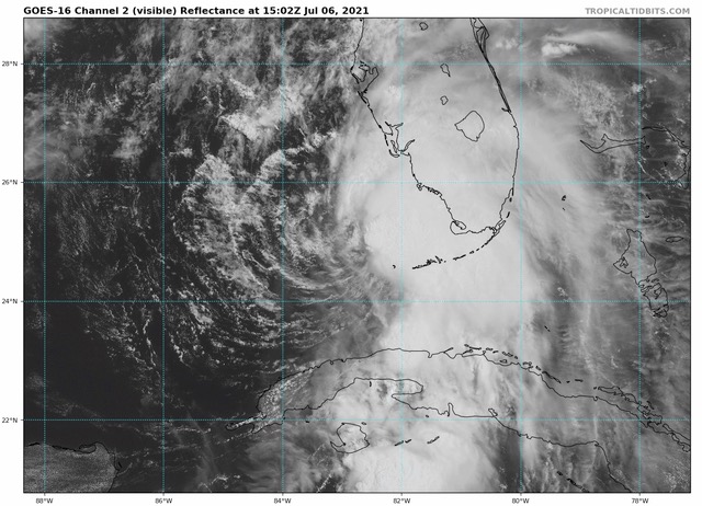 tropical storm elsa GOES image july 6