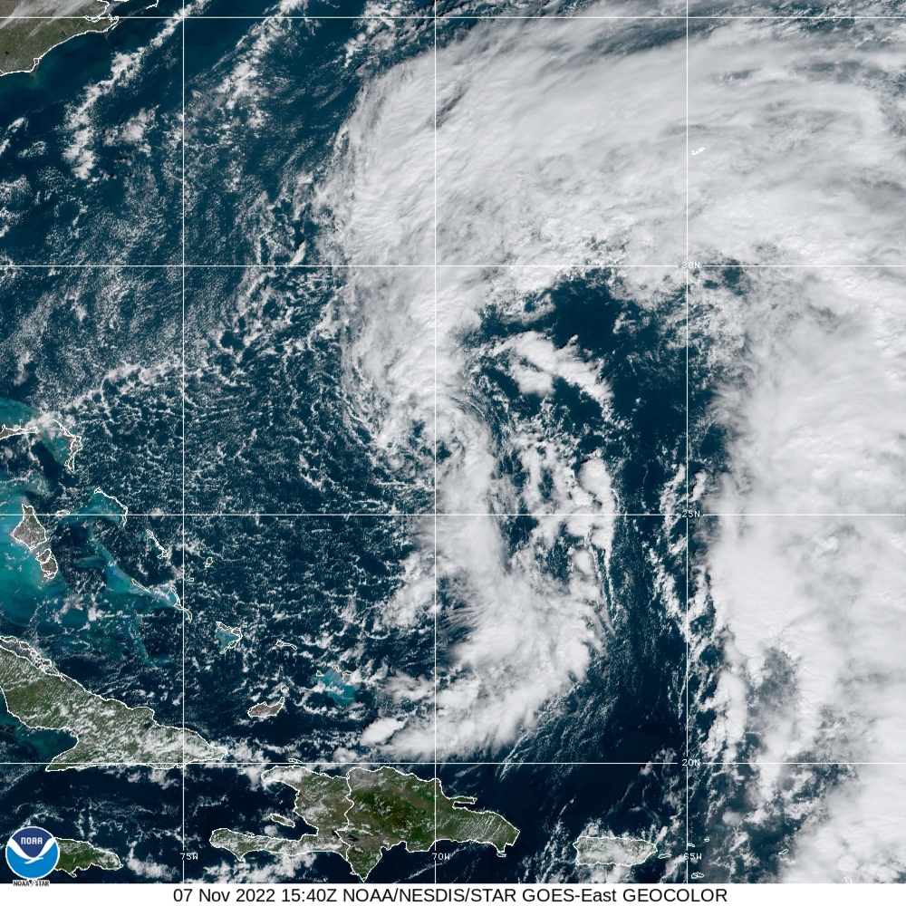 Subtropical Storm Nicole